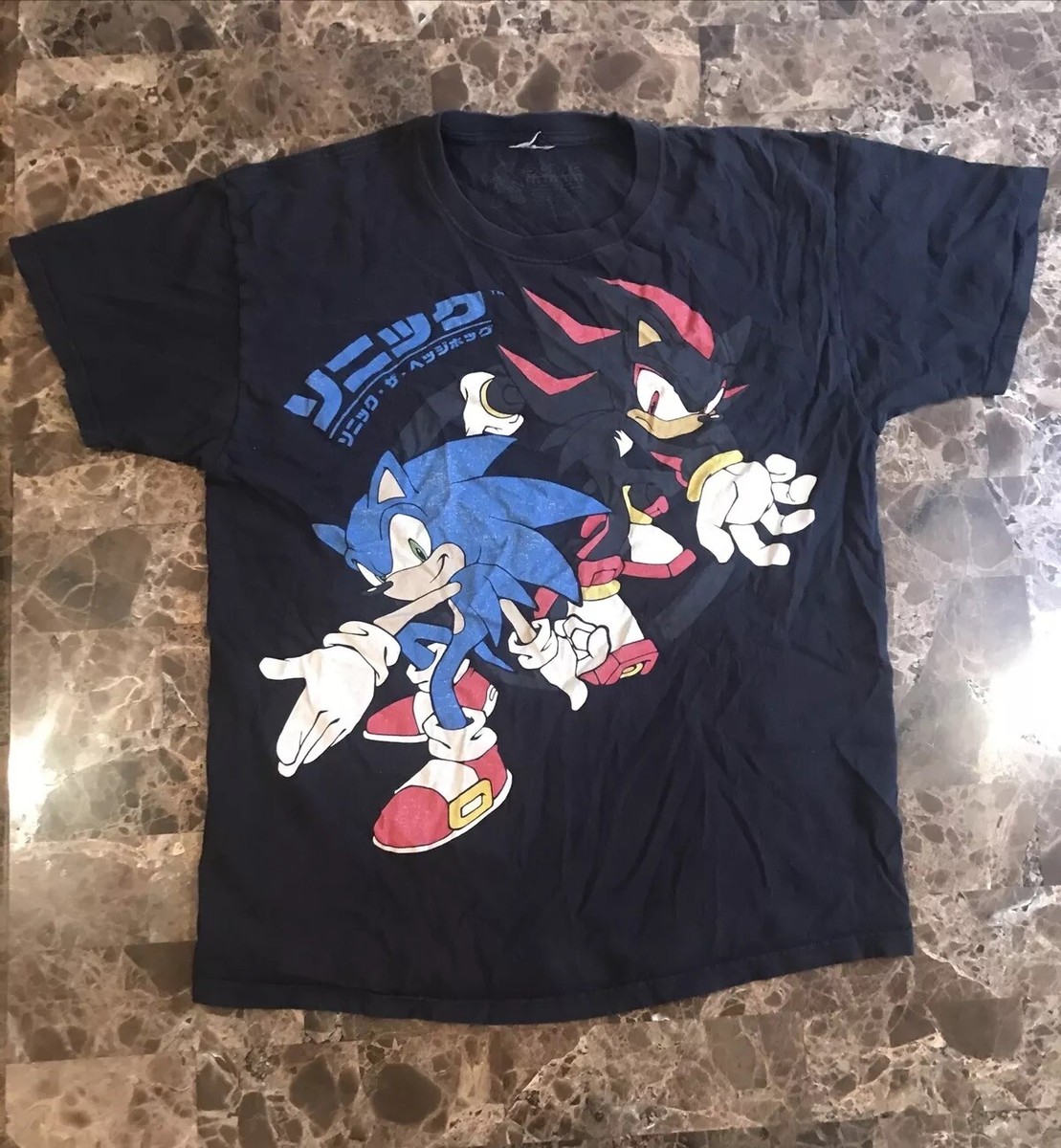 RARE Vintage Sonic The Hedgehog Shadow T-shirt, size Large