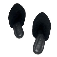 Jenni Kayne Shearling Mule in Black Size 37 EU / US 7