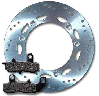 Rear Brake Disc Rotor+Pads for Suzuki DR 650 DR650 1990 1991 1992 1993 ...
