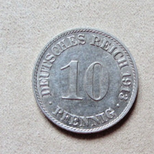 Deutsches Reich 10 Pfennig 1913 A vorzüglich