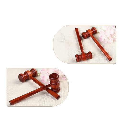 2 Piezas Juez Hammer Juguete Novedad Mazo Abogado Bebé Niño Pequeño Mini Beat - Imagen 4 de 11