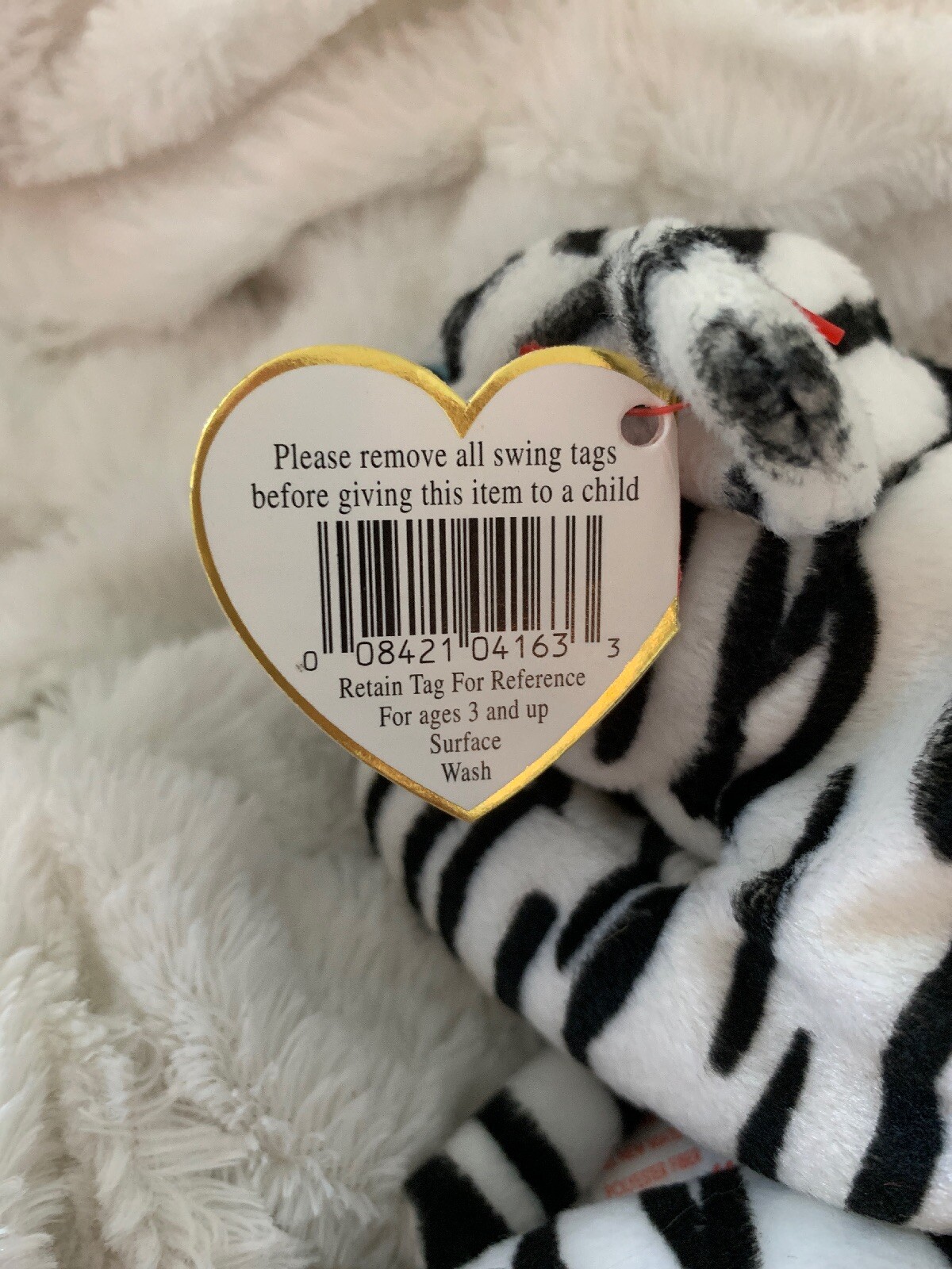 Blizzard Beanie Baby PVC Pellets MWMT RARE eBay