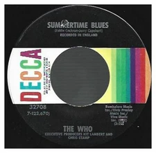 The Who - Summertime Blues / Heaven and Hell VINYL 45