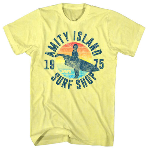 Jumping jack Het koud krijgen zoals dat Jaws Amity Island Surf Shop 1975 Men's T shirt Fishing Shark Shirt  Spielberg Tee | eBay