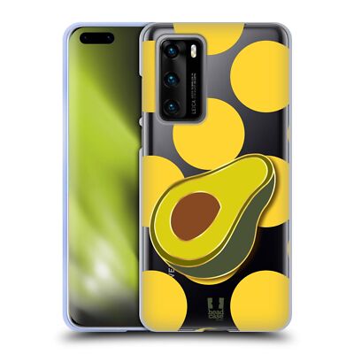 HEAD CASE DESIGNS AVOCADO PRINTS SOFT GEL CASE FOR HUAWEI PHONES 4