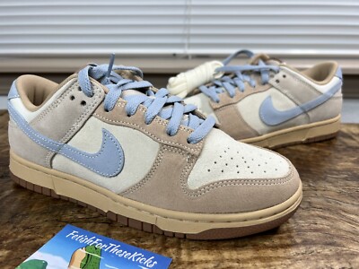 Nike Dunk Low Coconut Milk Light Armory Blue Mens Shoes Size