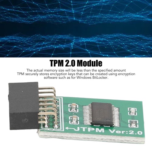 For MSI TPM 2.0 Module Strong Encryption 14 Pin LPC Interface TPM Module Board♫ - Afbeelding 5 van 22