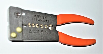 Imprex Titanium Wire Strippers MRI Non-Magnetic 6'' Tool Plier Excellent
