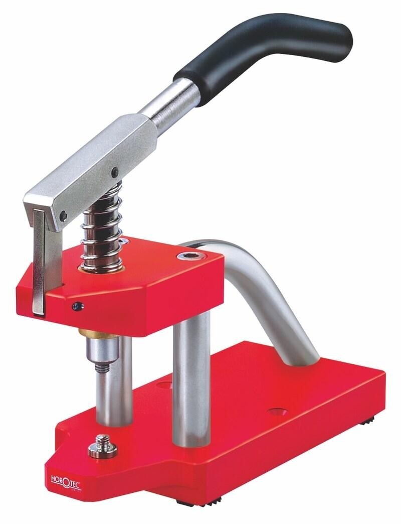 Presse Horotec 06.135 pour refermer les boîtiers de montres et poser les verres saphir