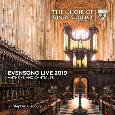 CHOIR OF KINGS COLLEGE CAMBRIDGE EVENSONG LIVE ANTHEMS & CANTICLES AUDIO CD NEW