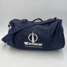 Cosco USA Vintage 90s Blue Zip Up Duffle Bag - Travel Gym Work Cary On