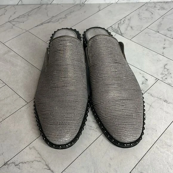 Nuevo con etiquetas Zapato Adrianna Papell Mujer Pam Acero Galápagos Sin Cordones Cuero Talla 11M Foto 2 de 4