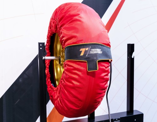 Thermal Technology PERFORMANCE Tyre Warmers - RED XXL - Front 120 | Rear 180-200 - Picture 4 of 6