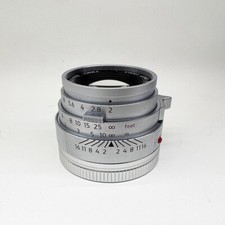 Light lens lab Lens 50mm F2 Silver Chrome Leica Summicron M M3 M6 UV Hood