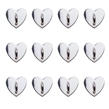 12Pcs Phone Charm Hook Adhesive Metal Phone Finger Grip Hook Cell Phone Ring ...