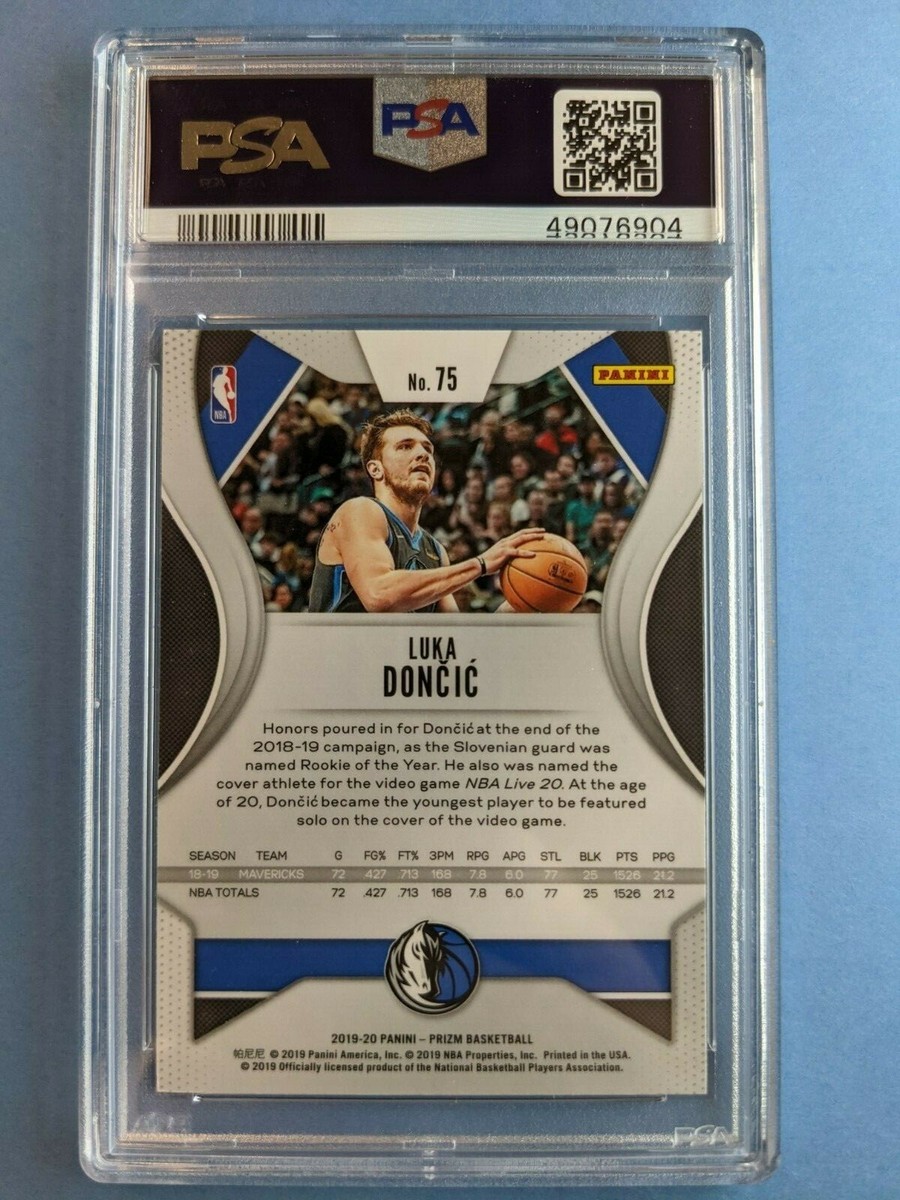 PANINI prizm DONCIC NBA ルーキー PSA9 大人気 2019 Prizm Luka Doncic PSA 9 #75 Red White Blue Investment