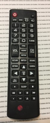 Genuine LG AKB73975711 TV Remote Control 55LB6000, 60LB6000,32LB520B,