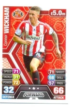 Topps Match Attax  2013/2014 Premier League - Sunderland AFC - Connor Wickham