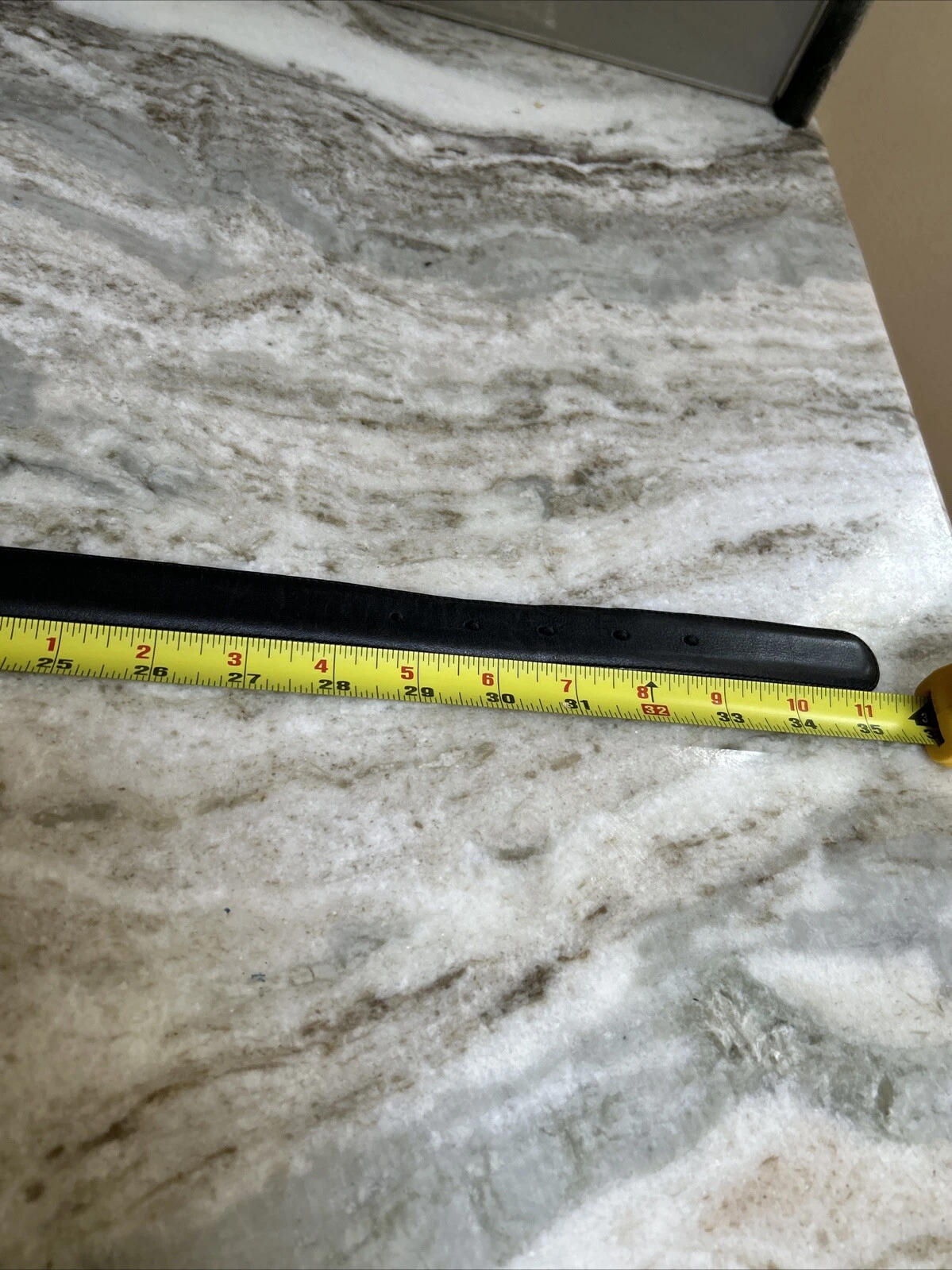 Cintura Coach Vintage 8504 Marrone Scuro Argento Fibbia Ottone Unisex Vestito Cintura Tg M