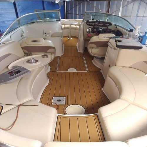 2010 Chaparral 256 SSI Swim Platform Cockpit Boat EVA Foam Teak Deck Floor Pad- - Foto 12 di 24