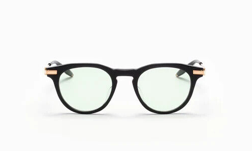 AKONI Gemini AKX-401A Grey/Gold with Light Green Lenses 50-21-132 Eyeglasses - Picture 5 of 6