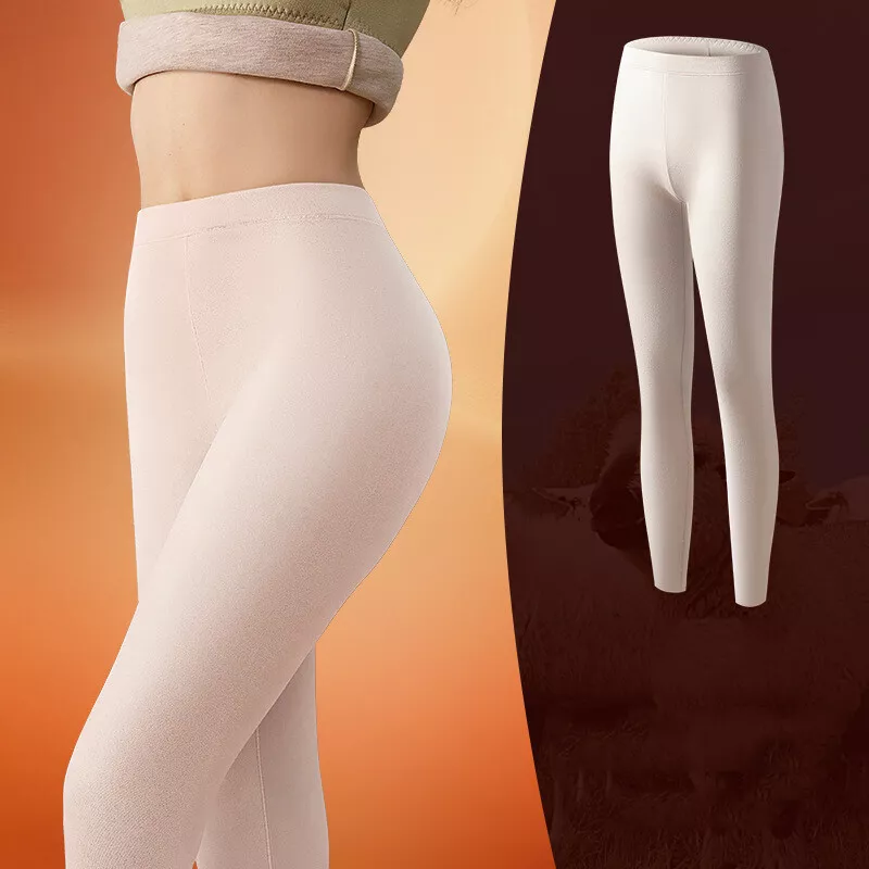 Femme Thermique Polaire Doublé Leggings Ventre Plat Chaud Pantalon Yoga  SPORTS