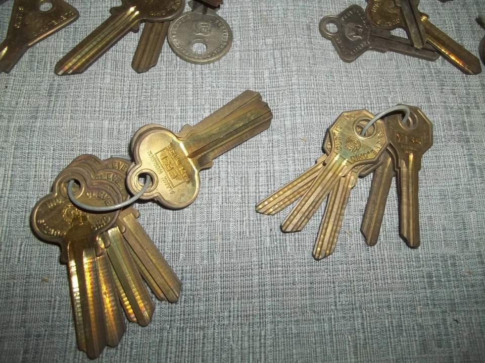 Lot of 100  vintage NOS Curtis KEY BLANKS WITH BULLDOG LOGO (LOT K) - Image 3 of 4