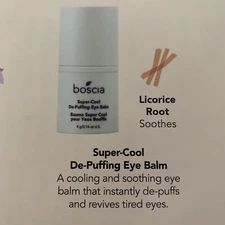 Boscia Botanical Science All-Day Eye De-Puffing Balm Soothe De-Puff Cooling $44