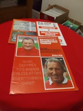 Liverpool v Manchester United FAC Semi Final & Replay Programmes 1978/1979 BULK