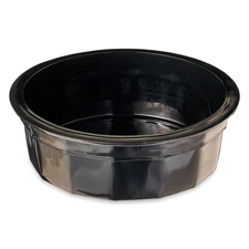 Vibrant Life Large Crock Dog Bowl, Black