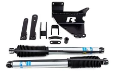 ReadyLIFT 77-1320 Dual Steering Stabilizers w Mounting Bracket for Ram 2500 3500