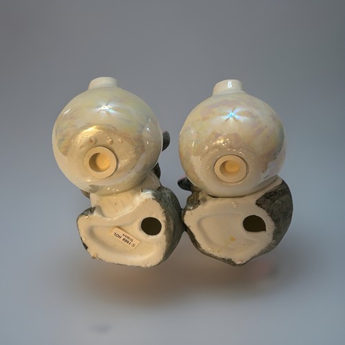 Vintage 1986 House of Lloyd Ceramic Christmas Holiday Mice Salt & Pepper Shakers - Picture 7 of 8