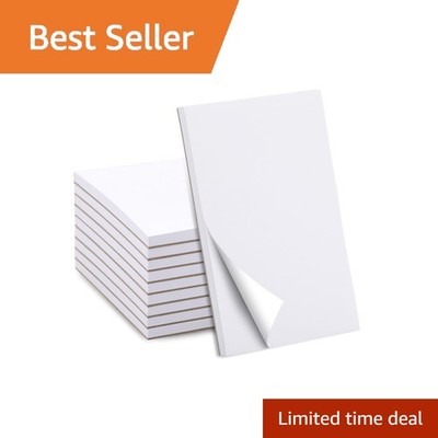 Thboxes 10 White 4x6 Notepad Packs