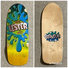 Brand-X SIMS Reissue Lester Kasai Splat Double Fade Screened  Deck 6/20