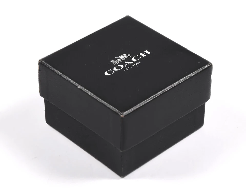 Coach Classic Chronograph Navy Watch Blue Chronograph Face, Gunmetal Bracelet - Image 2 of 4