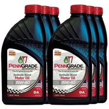 Brad Penn / PennGrade 71586 1 Semi-Synthetic Engine Oil, 15W40, 6 Quarts