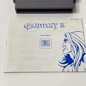 Gauntlet II 2 Authentic Nintendo NES game cart w manual & dust cover