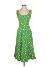 Tabitha Brown for Target Women Green Casual Dress XS