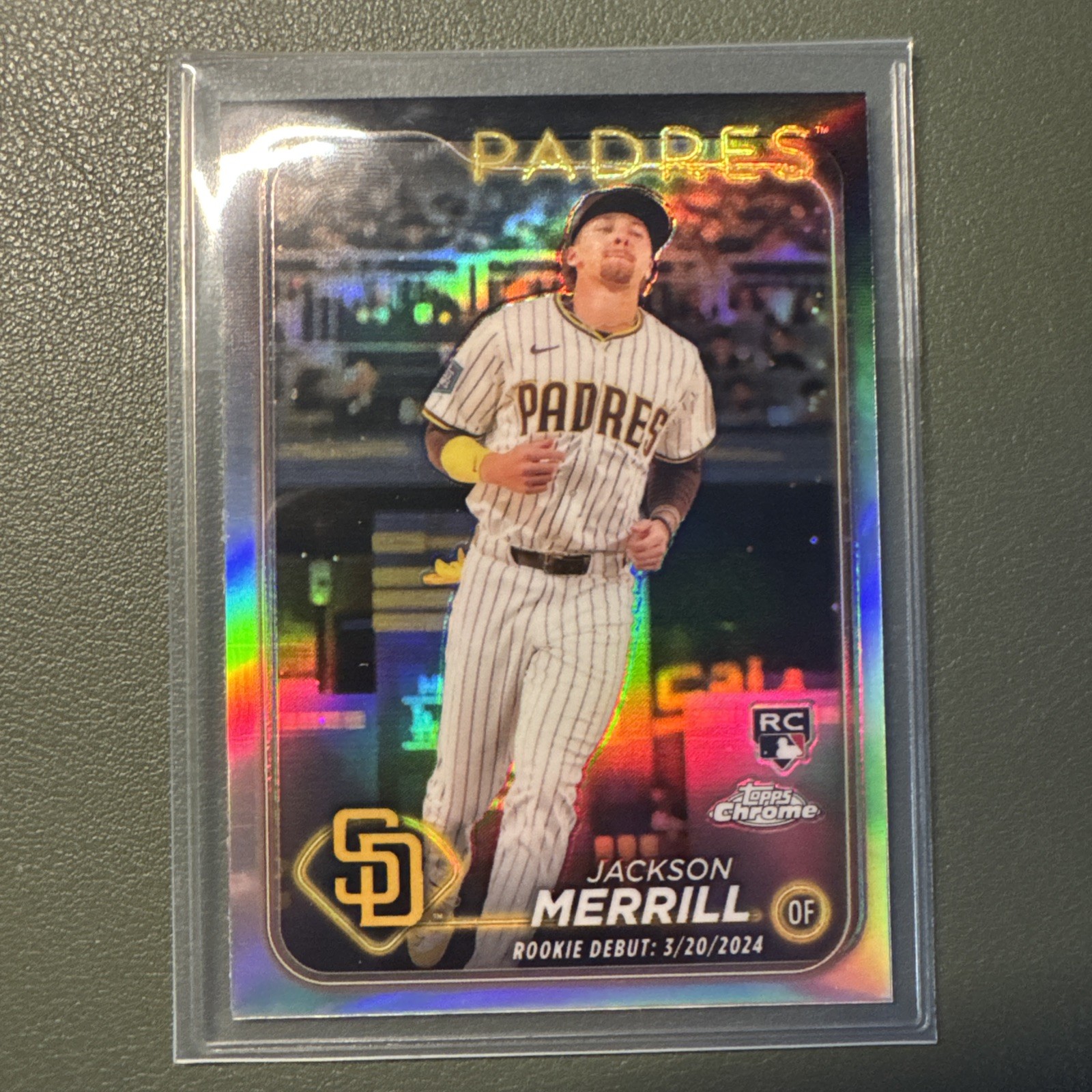 2024 Topps Update Series Chrome Baseball Jackson Merrill Refractor RC #USC57