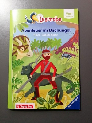 Leserabe Vor-Lesestufe Abenteuer im Dschungel - Lerntagebuch