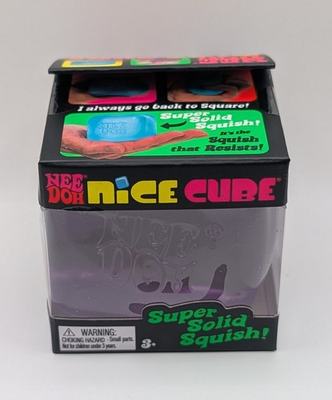 #ad NeeDoh Nice Cube – The Ultimate Satisfying Sensory Fidget PURPLE $24.05