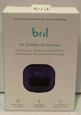 Bril UV Toothbrush Sterilizer Cleaner USB Rechargeable Blue KILLS 99 Bacteria
