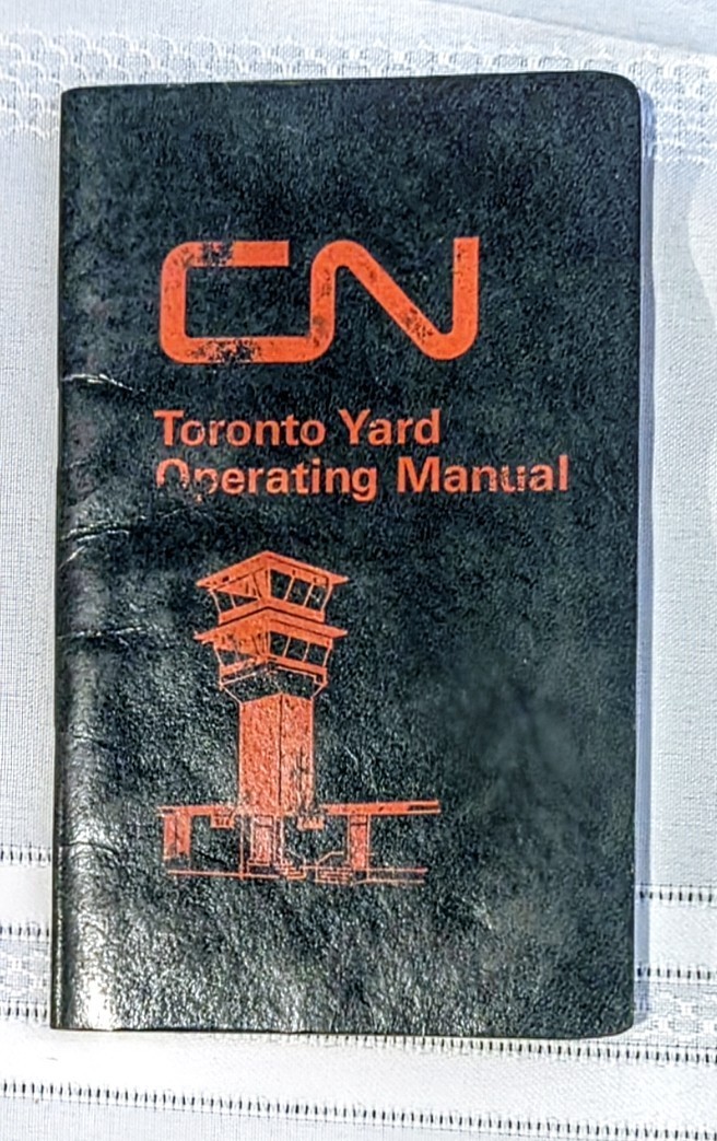 CNR Canadian National Railroad Toronto Yard Operating Manual 1964