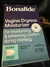 Bonafide Revaree 10 ct Vaginal Moisturizer Suppositories New Exp 6/2028