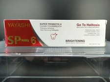 Yayashi SP-6 Stain Removing Toothpaste 120g For Bright Teeth