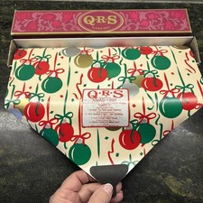 QRS Xmas 1992 Illustrated Collectors Player Piano Roll Limited Edition
