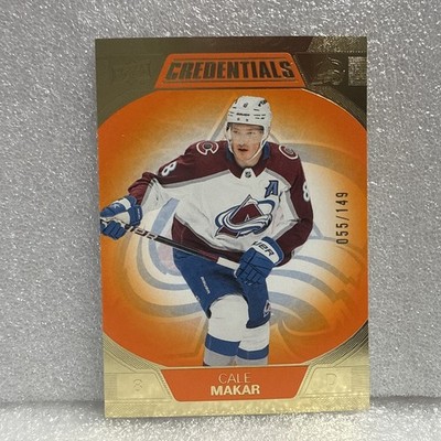 2022-23 Upper Deck Credentials Orange /149 Cale Makar #23