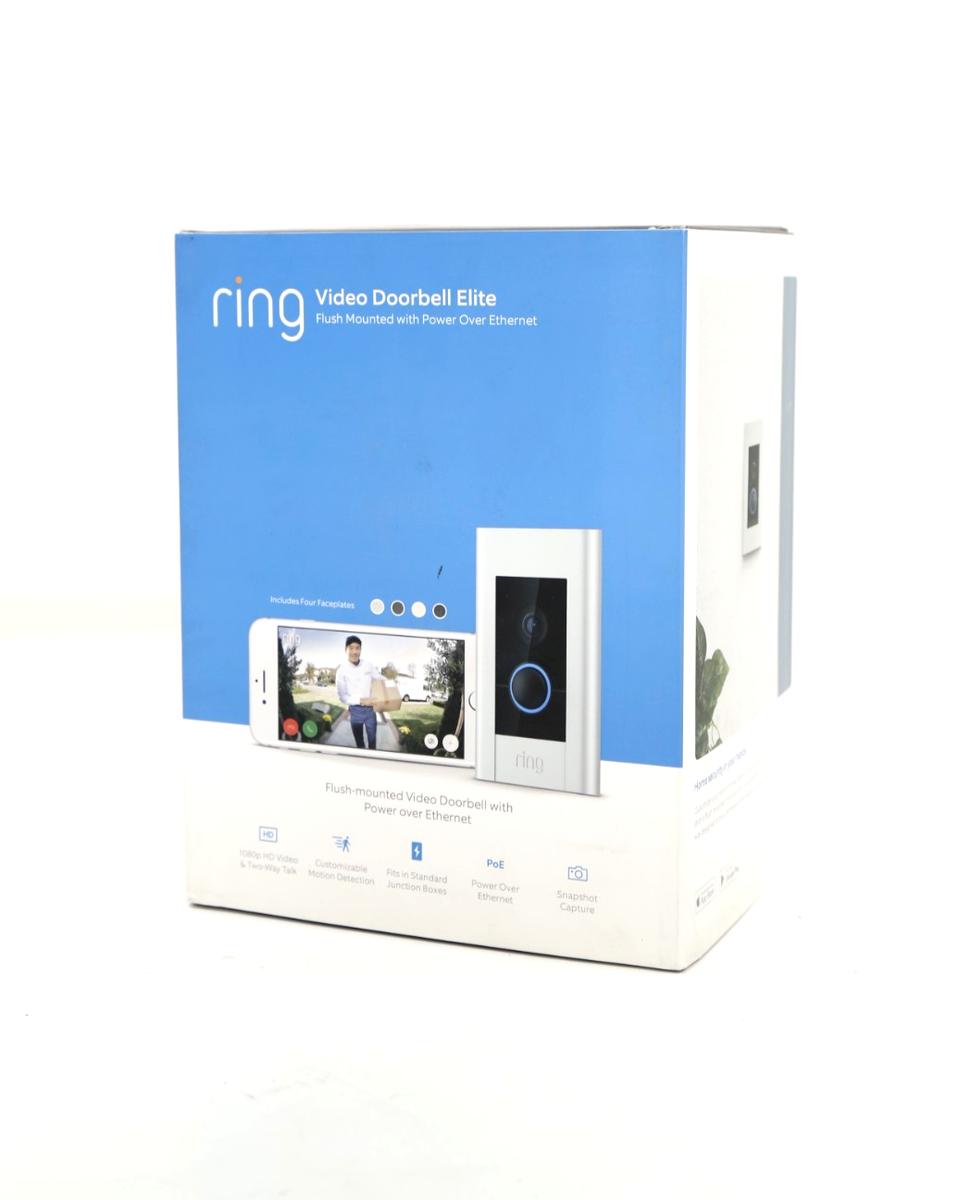 Poe Install Ring Elite RING Video Doorbell Elite 1080p Support PoE