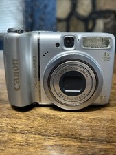 Canon PowerShot A580 8.0 4x Optical Zoom Digital Camera For PARTS or Repair ONLY