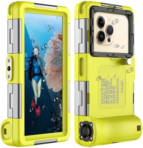 Waterproof Underwater Snorkeling Diving Phone Case for iPhone 16/15/14/13/12/...